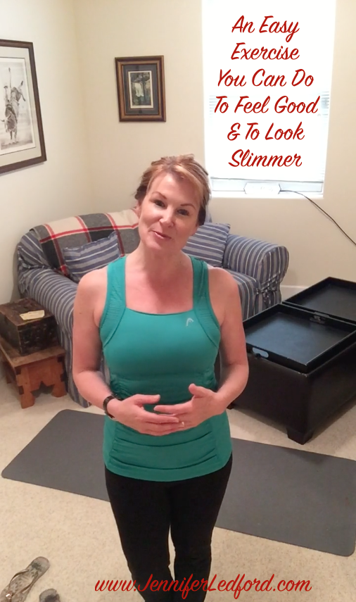Toe Taps - An Easy Exercise You Can Do To Feel Good and To Look Slimmer by Jennifer Ledford