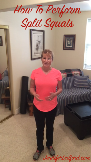 Jennifer Ledford - How To Perform Split Squats - Functional Fitness - Lower Body Exercises