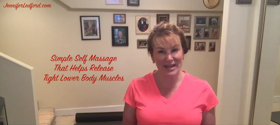 Simple Self Massage That Helps Release Tight Lower Body Muscles